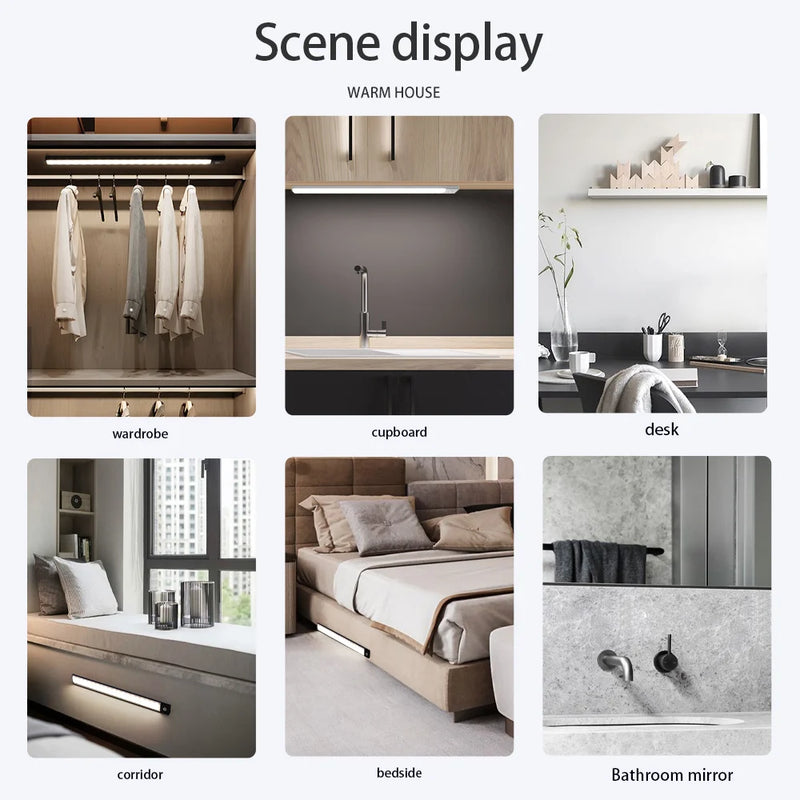 Luz Noturna LED com Sensor de Movimento